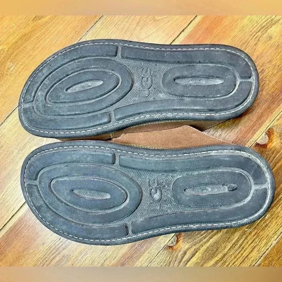UGG Australia | Men’s Leather Slides / Sandals | Size 11 - Picture 6 of 8